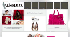 Desktop Screenshot of alisolmaz.com
